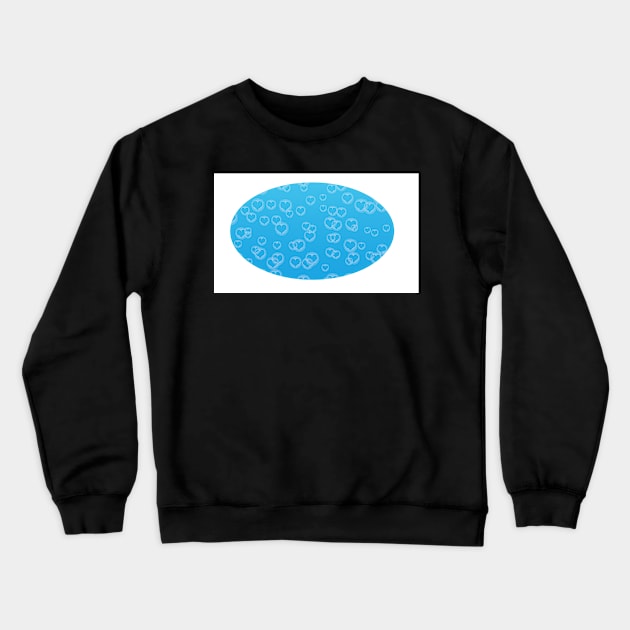 Fizzling Bubble Hearts Crewneck Sweatshirt by LaurenPatrick